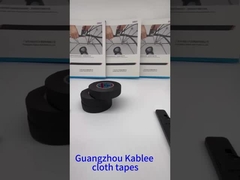 소음 감축 자동차 천 테이프 T03 검은색 19mm 너비 25M 길이